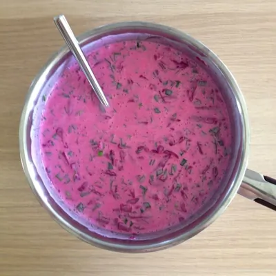 Свекольник по литовски на кефире