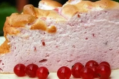 Запеченное ягодно-белковое облако