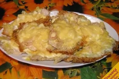 Курица по французски с помидорами