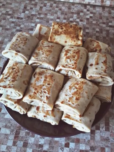 Блины с мясом