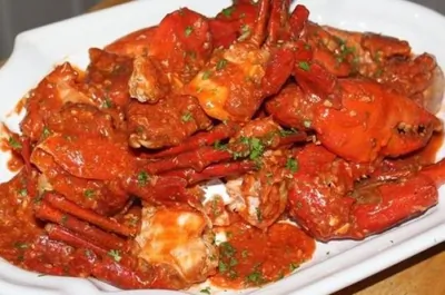 Чили краб по сингапурски