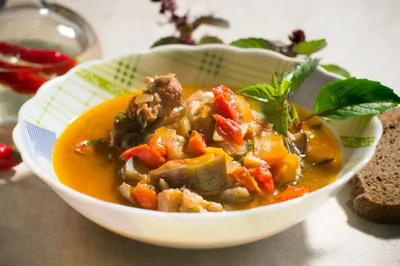 Рагу с баклажанами а ля итальяно