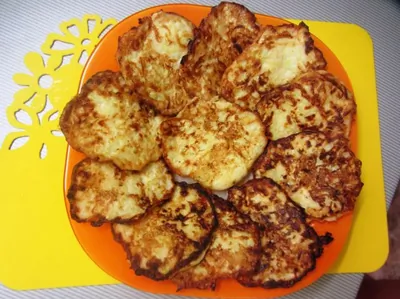 Оладьи из кабачков с чесноком