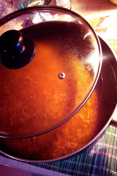 Гречневый суп с фасолью