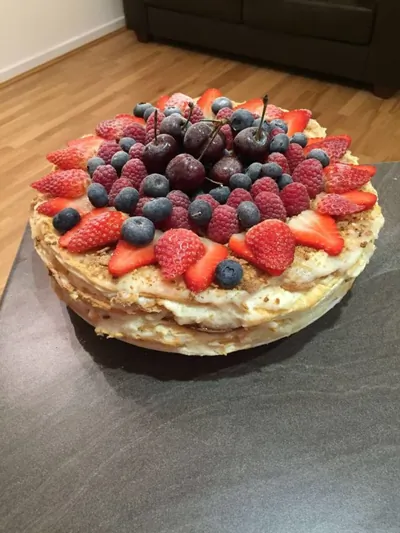 Торт «Наполеон» с заварным кремом