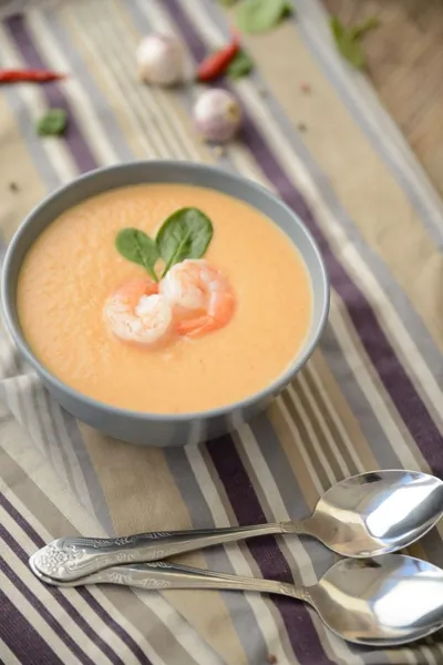 Крем-суп с рыбой в мультиварке