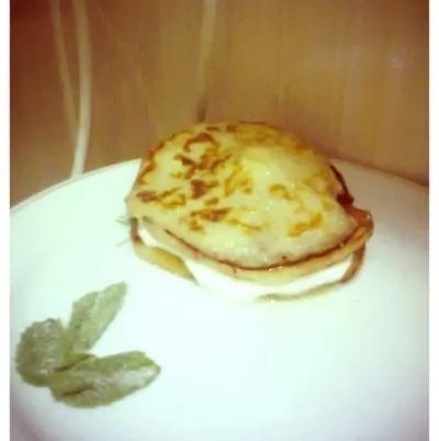 Домашние оладьи с яблоками и цельнозерновой мукой