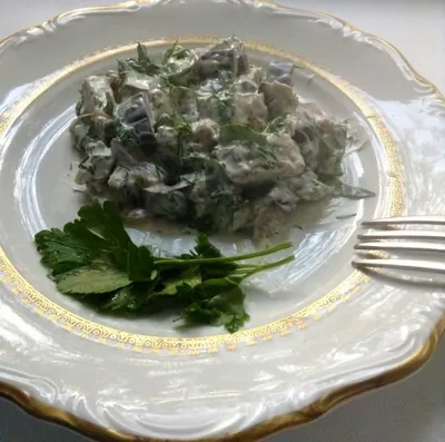 Быстрый и вкусный тушеный баклажан