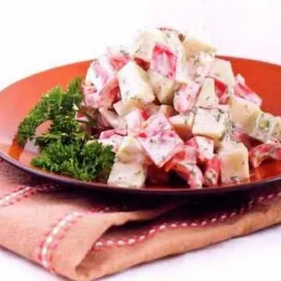 Салат из перца с яблоками