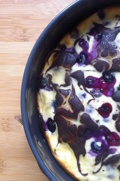 Чизкейк на основе брауни