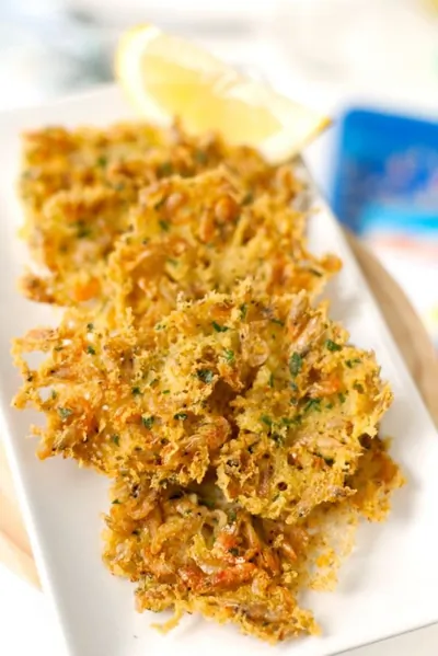 Оладьи из креветок (Tortillitas de camarones)