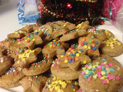 Печенье с имбирем, корицей и цедрой апельсина