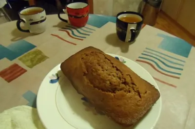 Кекс с яблоками и грушами