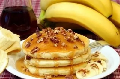 Банановые оладьи
