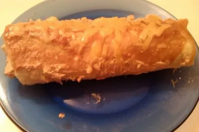 Энчилада с мясом и творогом