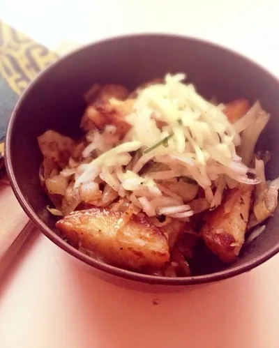 Картофель с капустой по ирландски