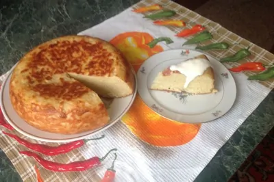 Пирог картофельный в мультиварке