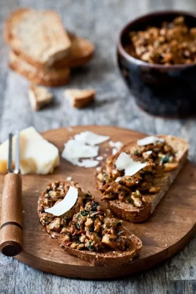 Лисички со сливками