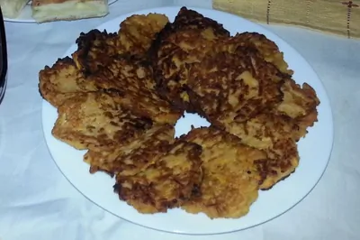 Морковно-яблочные оладьи