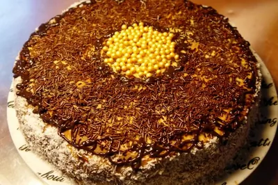 Шоколадный торт без выпечки