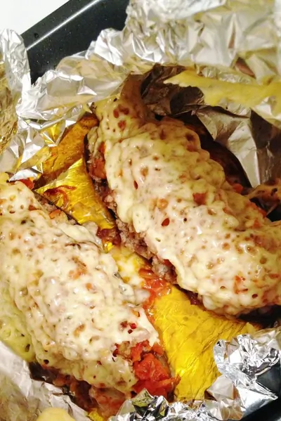 Фаршированные баклажаны с мясом