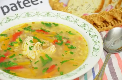 Суп с кукурузой и сладким перцем