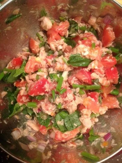 Спагетти крудо аль тонно