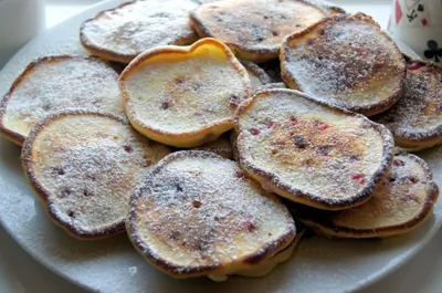 Оладьи с облепихой