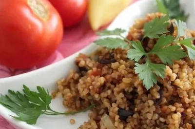 Булгур с овощами