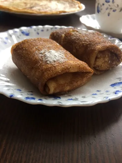 Блины с творогом