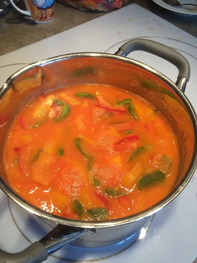 Лечо из болгарского перца и помидоров