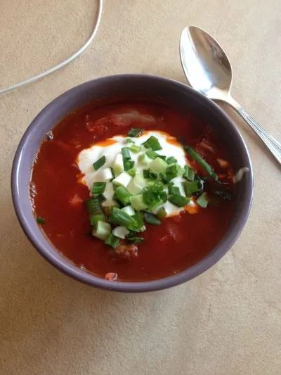 Борщ из говядины