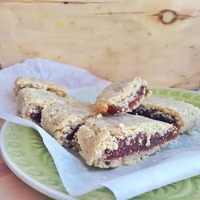 Печенье из кешью и инжира