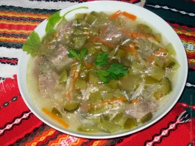 Рассольник с сельдереем