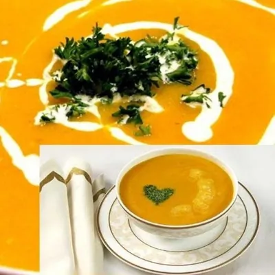 Легкий суп-пюре овощной