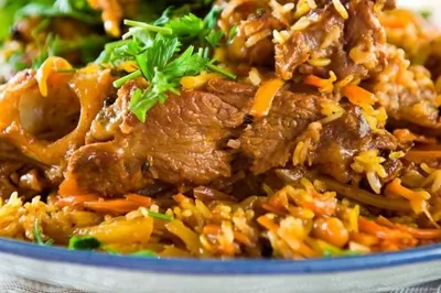 Ароматный плов из говядины
