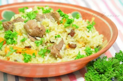 Плов из баранины по узбекски