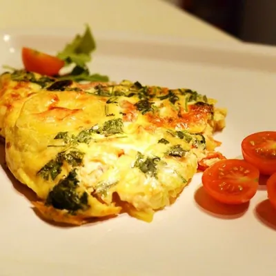 Фриттата с кабачком