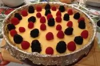 Чизкейк с белым шоколадом и сливками