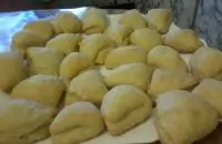 Треугольное творожное печенье