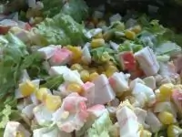 Хрустящий крабовый салат