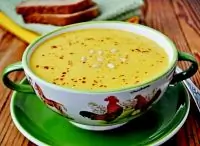 Суп-пюре из тыквы с тахини