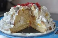 Торт «Панчо» с миндалем и ананасами