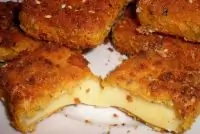 Жареный сыр в панцире