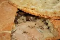 Курник на сковороде