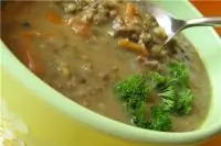 Суп из маша с восточными нотками