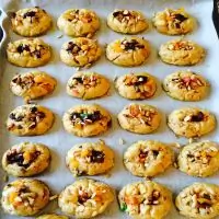 Песочное рождественское печенье с мандариновой цедрой