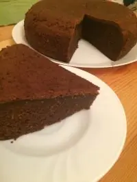 Влажный шоколадный бисквит