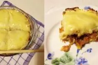 Запеканка из картофеля с рыбой и овощами