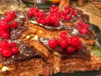 Медовый торт с заварным кремом